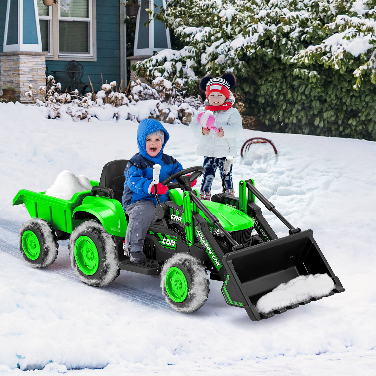 EROMMY Bulldozer Battery Powered Ride On | Wayfair