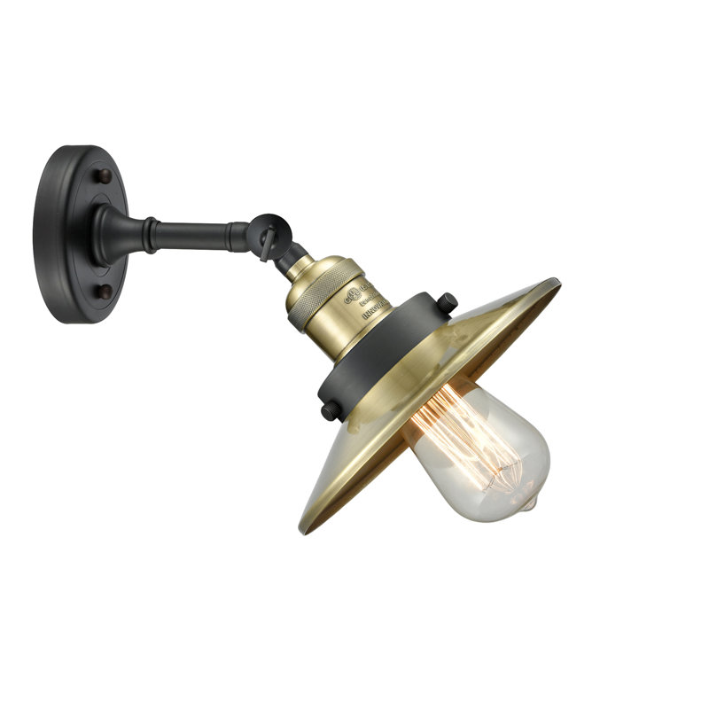 Steel LED Armed Sconce