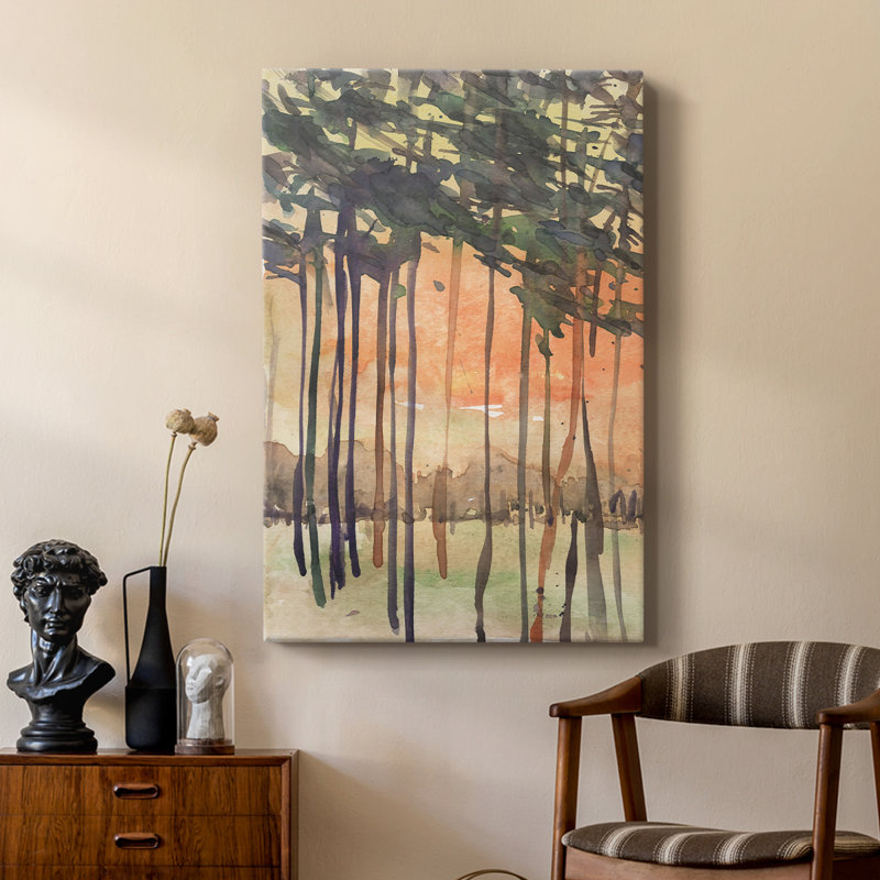 Entre les arbres II - galerie Cavas sur mesure, H 18 po x l 12 po