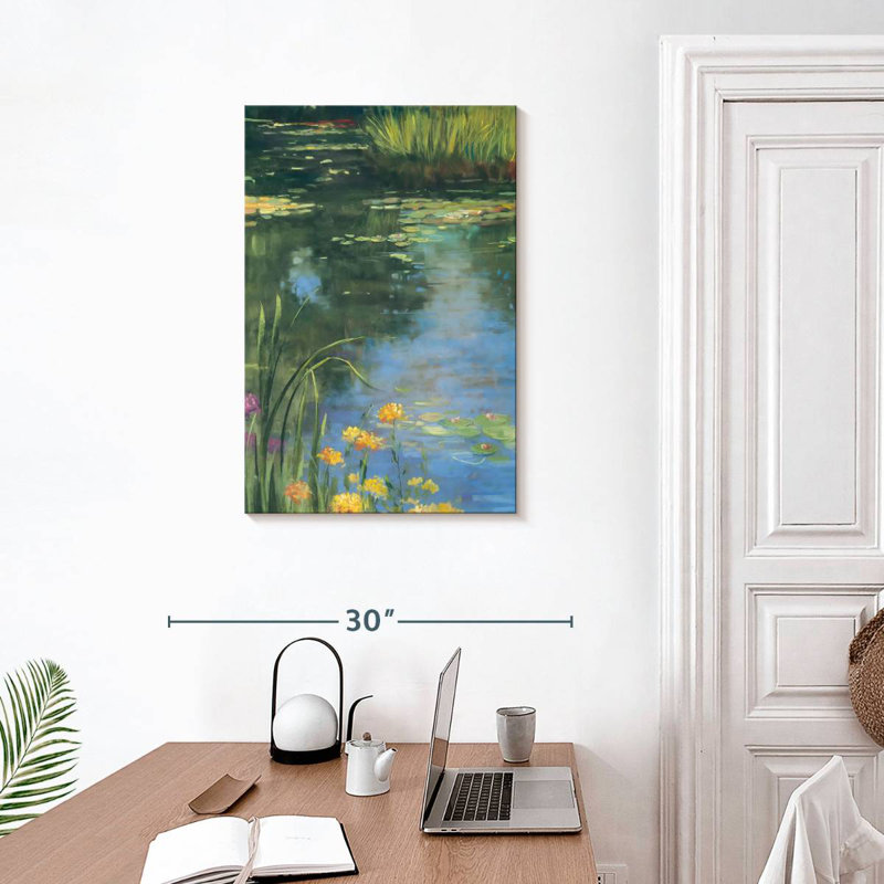 Alvord Garden Pond II, 30" H x 20" W