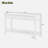 Modern Console Table With Striped Design, 2 Drawers And 2-tier Design-848461327