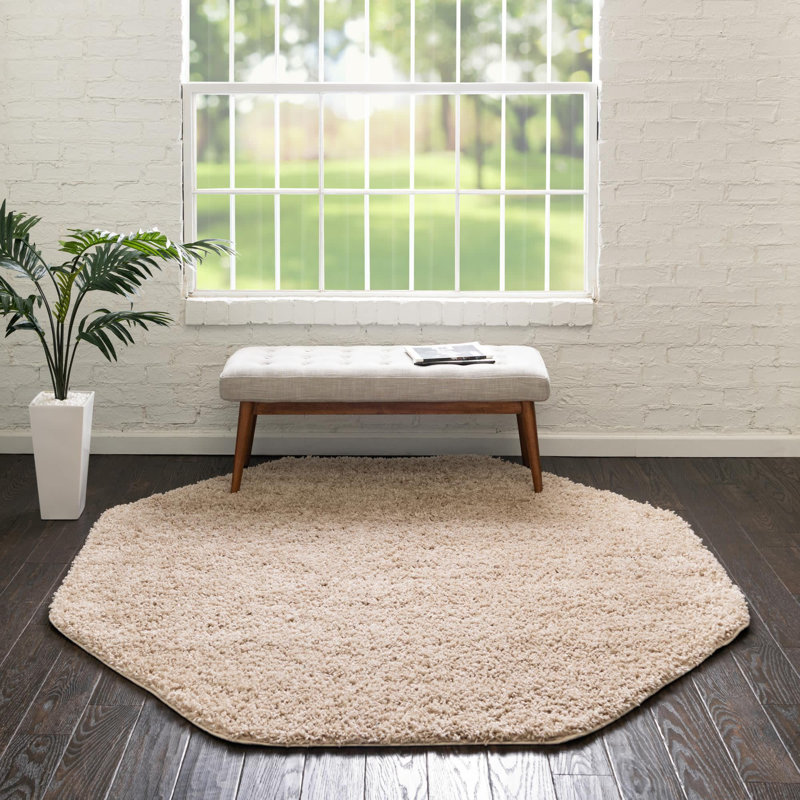 Tapis taupe , Octogone 4 pi x 4 pi