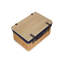 Wicker Lined Gift or Storage Hamper Basket with Lid-282393384-282393377