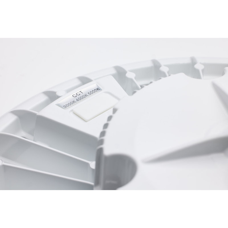 Dimmable Round High Bay Ceiling Light, White