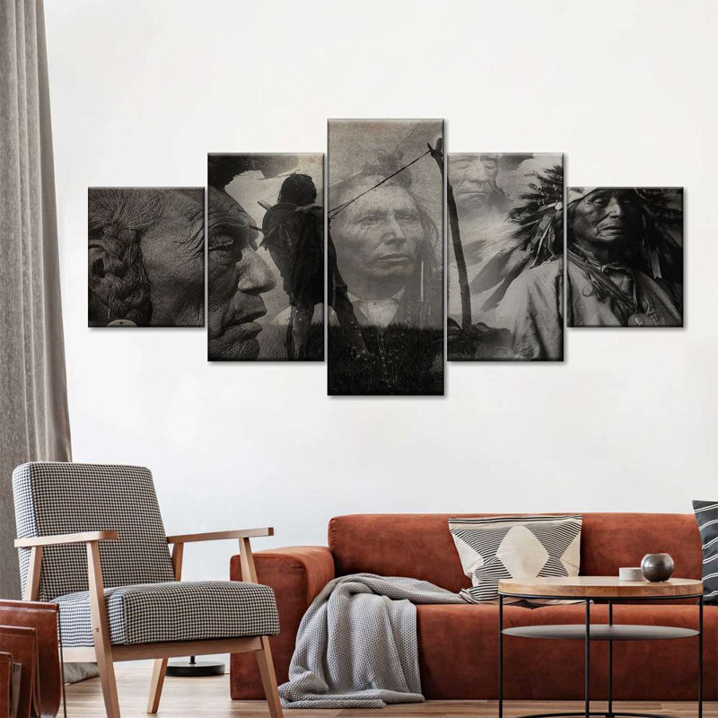 Impression sur toile Native Native, H 74 po x l 34 po x P 1,25 po