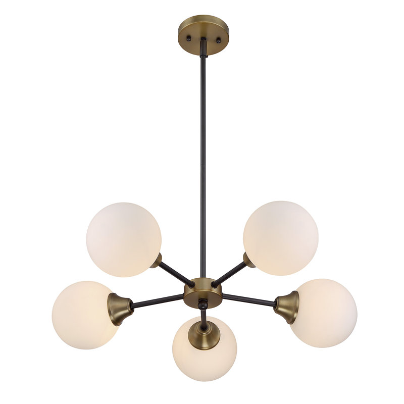Hallas 5 - Light Dimmable Sputnik Sphere Chandelier