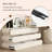 47.24"Cream-Style Slim Retractable Solid wood Vanity