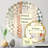 Rustic Planks Harmony - Concentric Circles Decorative Mirror-101222169
