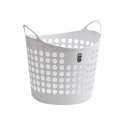 Panier à linge sale, panier de rangement pour la maison et la salle de bain, panier de rangement creux pliable de grande capacité pour dortoir étudiant