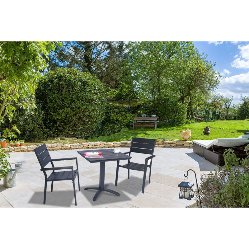 Kirk Outdoor Stacking Dining Armchair