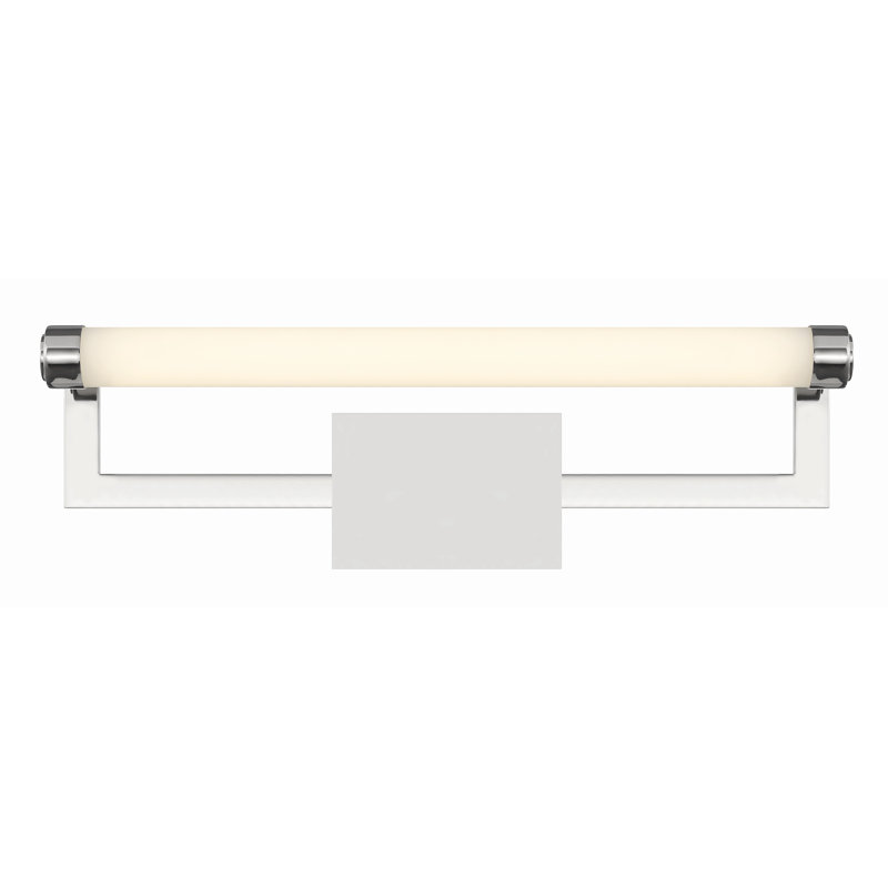 Aajon Dimmable Vanity Light, Polished Nickel