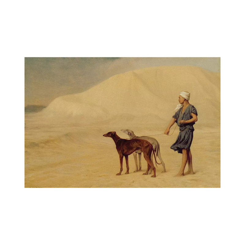 On The Desert by Jean Leon Gerome - Wrapped Canvas Print, 66.04 cm H x 45.72 cm W
