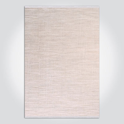 Modern Cream Machine Washable Non-Slip Area Rug