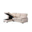 Canapé d'angle convertible réversible Kipling de 97,5 po en velours beige avec méridienne de rangement-1154991493-1154991494