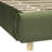 Boucle Upholstered Platform Bed Frame With Curved Headboard, Sturdy Wood Slat Support-78546591-78546593
