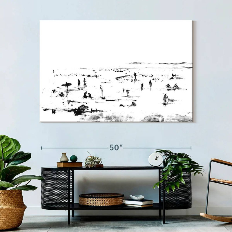 Avery Beach People, 34" H x 51" W