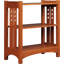 Highlands 34" H x 30" W Solid Wood Etagere Bookcase-1863510037