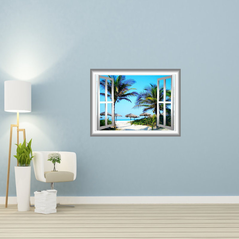 Nautical & Beach Wall Decal, 18" H x 22" W x 0.01" D