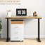 Rangement de bureau blanc à 3 tiroirs - avec plateau amovible, se range facilement sous le bureau et permet de gagner de l'espace