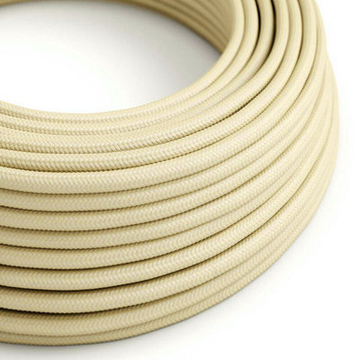 Alasia Cord - Fabric Cable 1m 2 Core Round Electrical Wire for Lamps