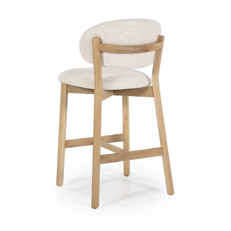 Mikky Barstool, Beige, Natural