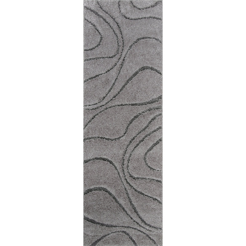 Abstract Area Rug, Runner 81 x 244cm
