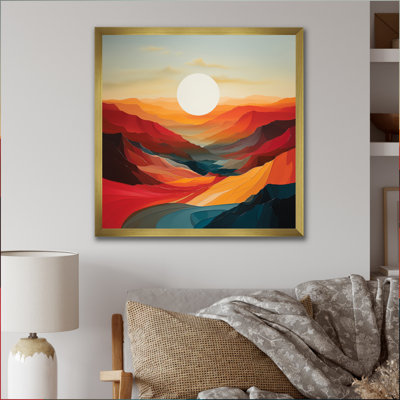 Bold Sunrise Horizon I - Landscapes Canvas Prints