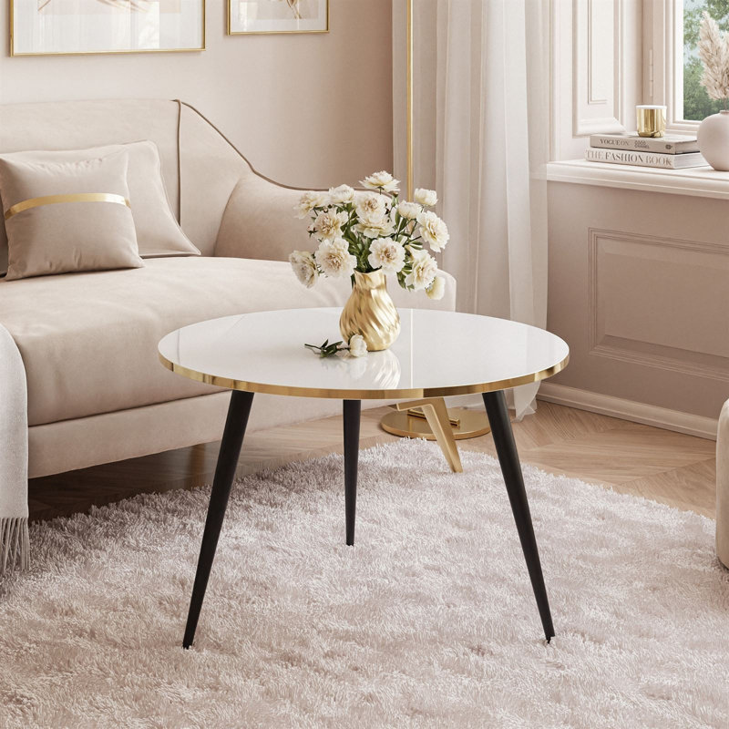 Duras Three Leg Coffee Table, Black