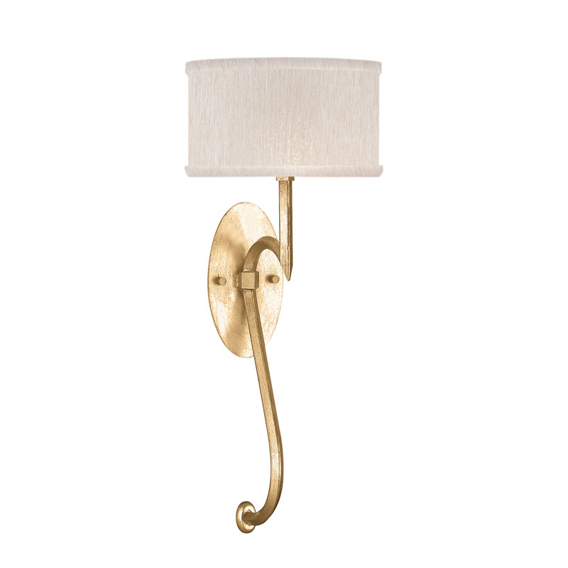 Allegretto 1 - Light Armed Sconce, Gold, Beige