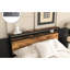 Queen Size Metal Bed Frame With 8 Storage Compartments, Led Headboard & Charging, No Box Spring, Noise-, Stable, Beige Brown Copper