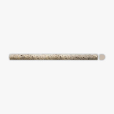 Ivory 12 in. L Travertine Bullnose
