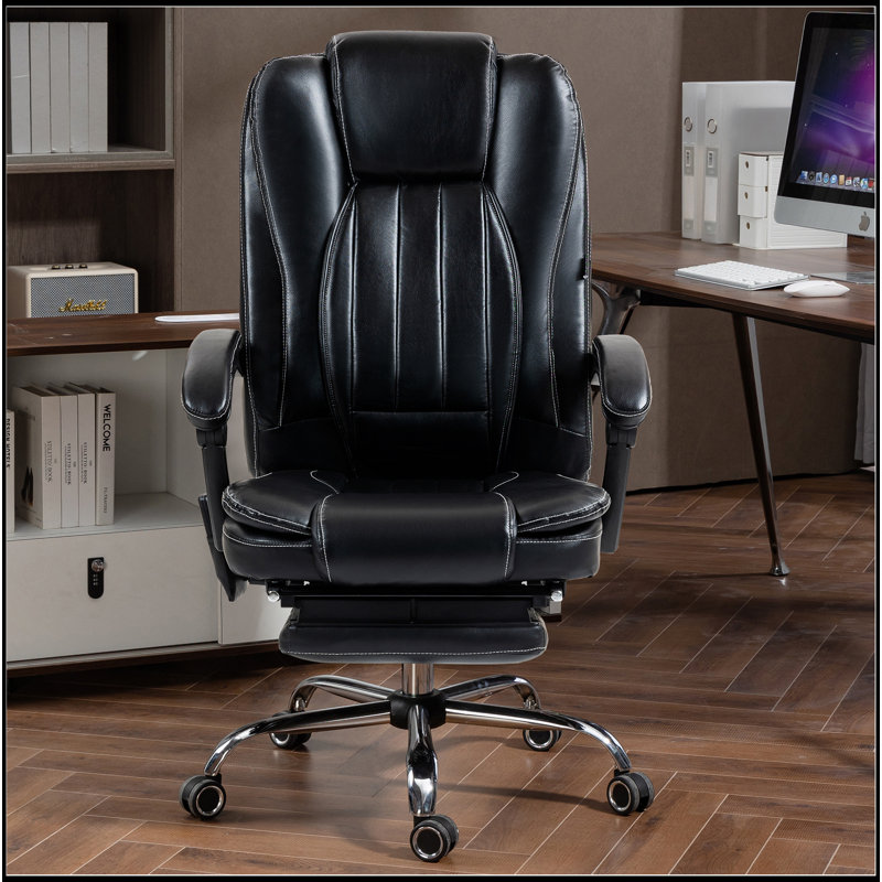 Fauteuil de bureau confortable avec fonctions avancées de massage et d'inclinaison