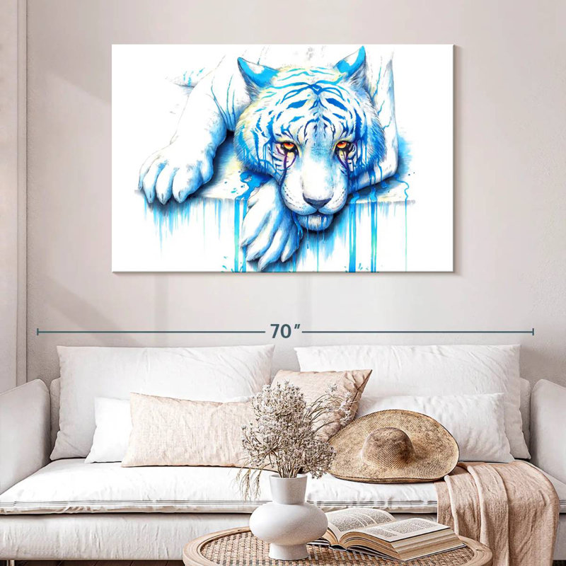 Blue Tears, 32" H x 48" W