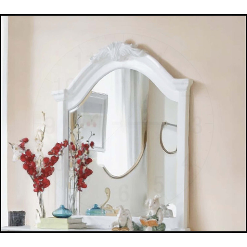 Estrella White Finish Mirror
