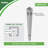 5 in. W x 5 in. D x 84 in. H Closed Picket Corner Post