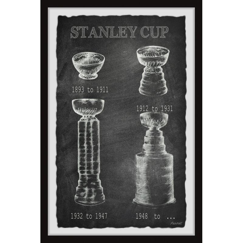 «Manford Stanley Cup», reproduction encadrée, H 24 po x l 16 po