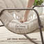 Méridienne surdimensionnée d'intérieur avec coussin et repose-pieds Papasan-230294935