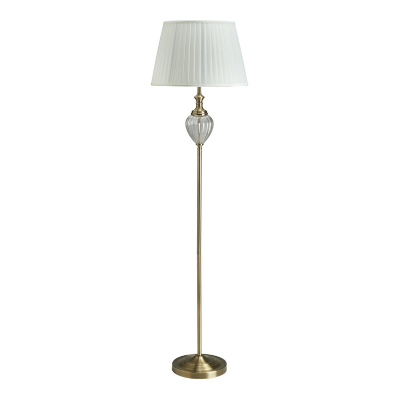 158cm Brushed Traditional Floor Lamp