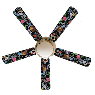 Ventilateur de plafond 5 pales 52 "