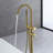 Circular Double Handle Floor Mounted Clawfoot Tub Faucet-87954847