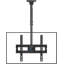 Support pour téléviseur fixé au plafond - Support pour téléviseur inclinable et pivotant réglable pour écrans de 26 à 65 pouces - Support de toit mobile tout autour avec une capacité de charge de 50 kg, norme VESA 400 x 400 mm