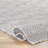 Geometric Geometric Wool Area Rug for Living Room Bedroom Dining Room Kitchen, Grey/Ivory-1019909884