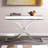 Ava Mirrored Console Table  Chrome