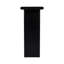 Soleil 42 po W - Console rectangulaire en bois noir-1248688879