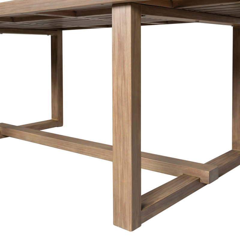 Table de salle à manger en bois massif 82 "Aerilyn