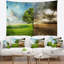 Tapisserie de réchauffement global de paysage-28484183