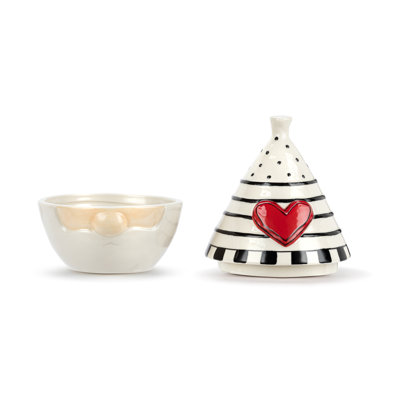 Heartful Gnome Candy Dish - 5X7in