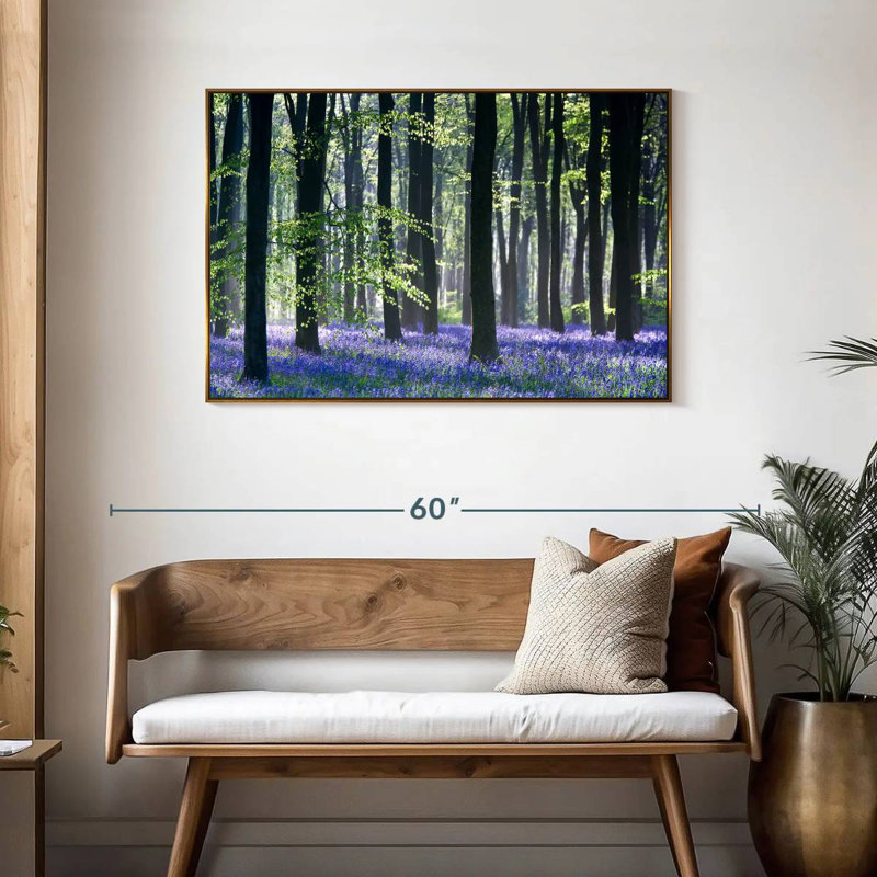 Bluebell Vision, Cadre flottant doré, 43 po x 29 po