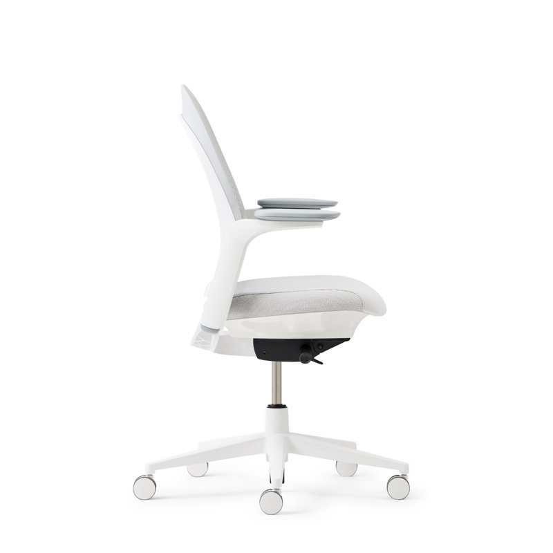 Haworth Breck Office Chair, White, Lunar