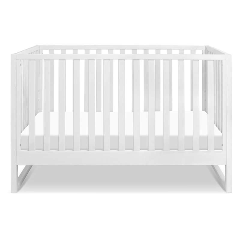 Hunter 3 in 1 Convertible Crib, White